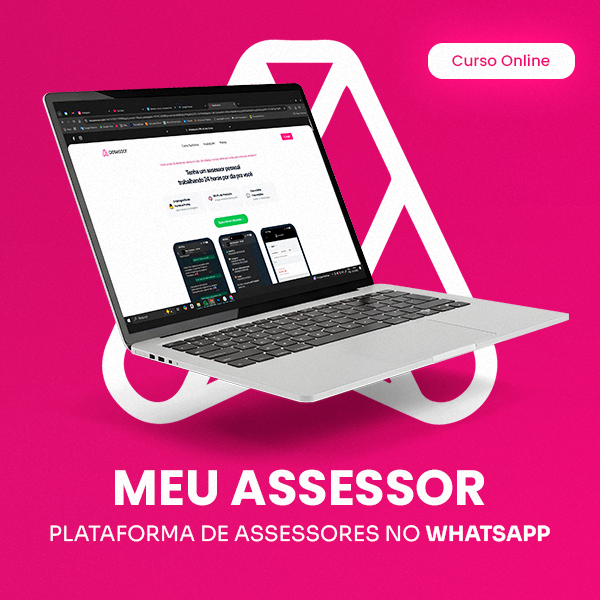 Interface do Meu Assessor — assistente financeiro e de agenda via WhatsApp